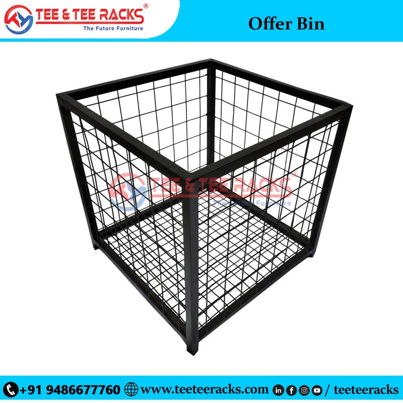 IRON OFFER BIN FOR SUPER MARKET | PROMOTION BIN FOR HYPERMARKET