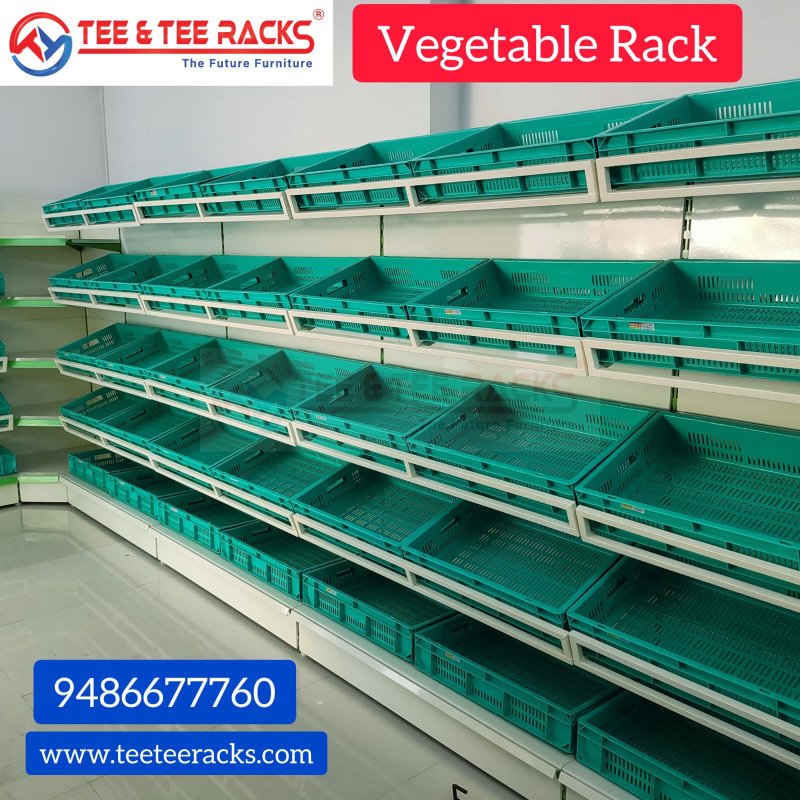 VEGETABLE RACK WITH FULL BACKSHEET Model 4