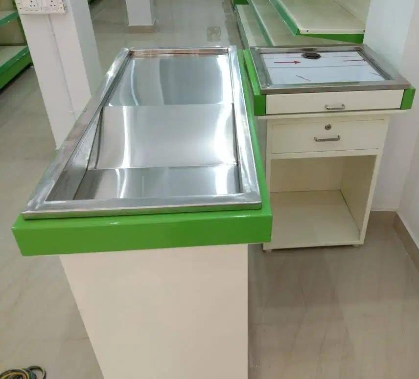 Cash counter, delivery counter, Billing counter